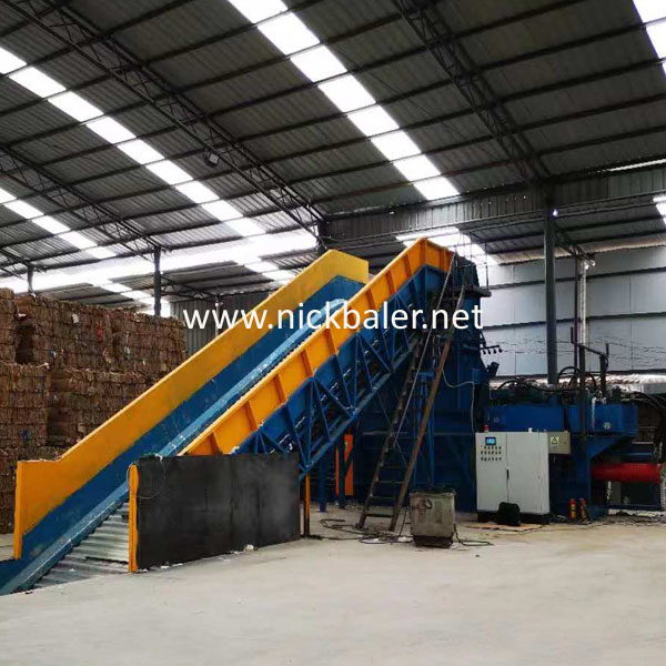 Selection of speed adjustment method for waste paper baling machine